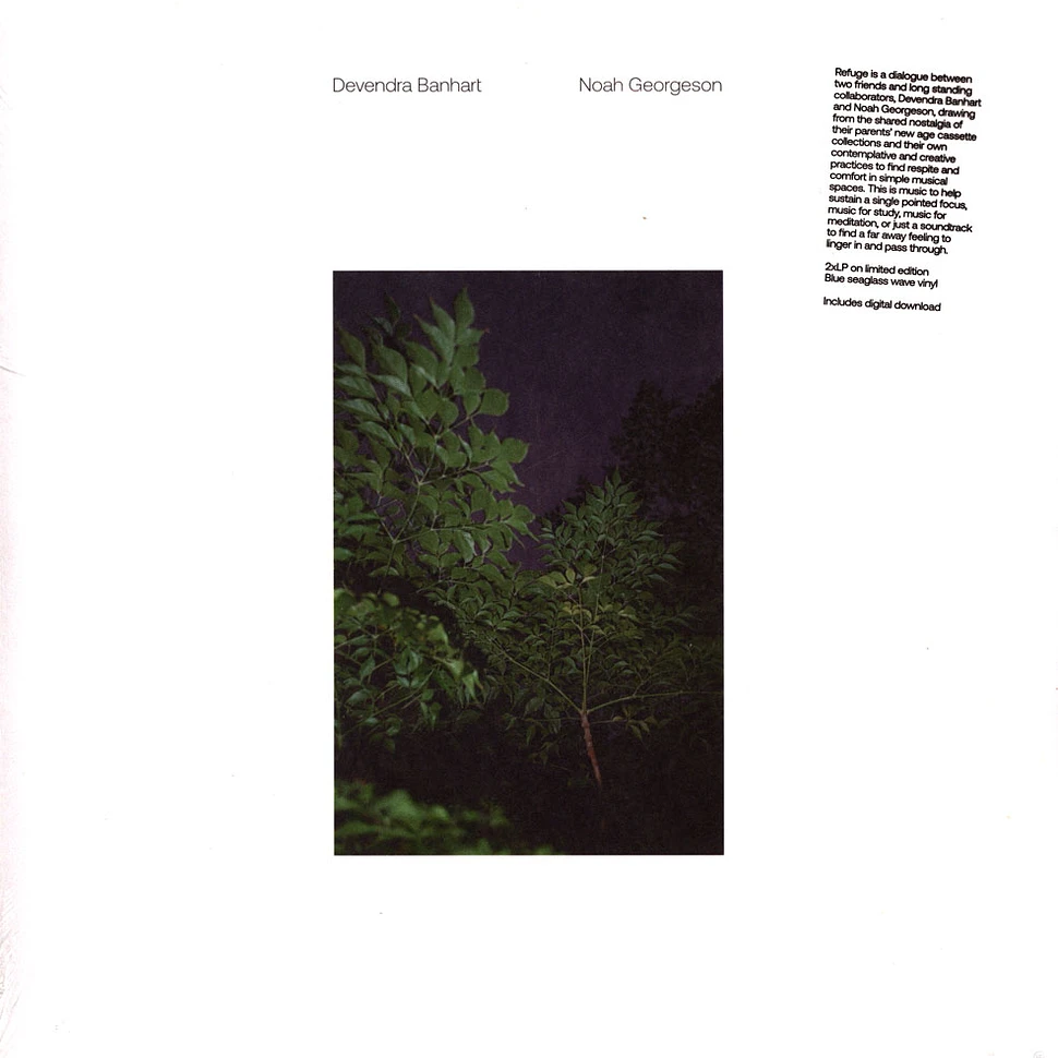 Devendra Banhart & Noah Georgeson - Refuge Seaglass Wave Transculent Vinyl Edition