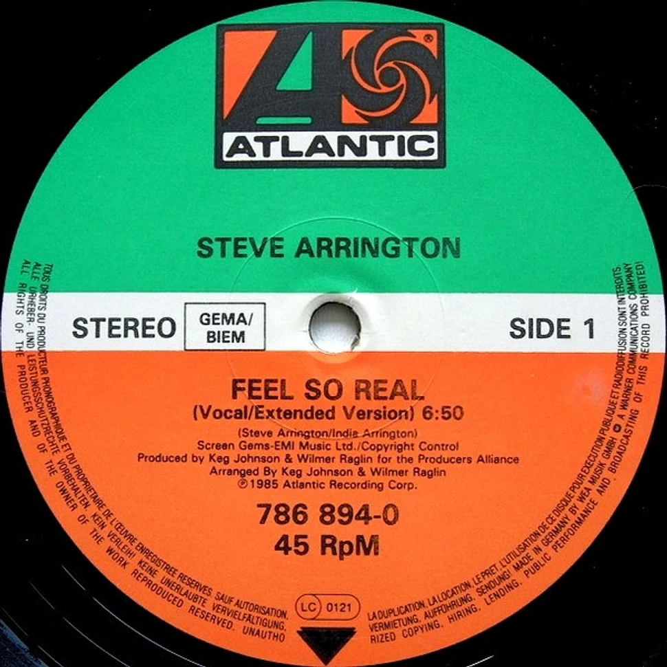 Steve Arrington - Feel So Real