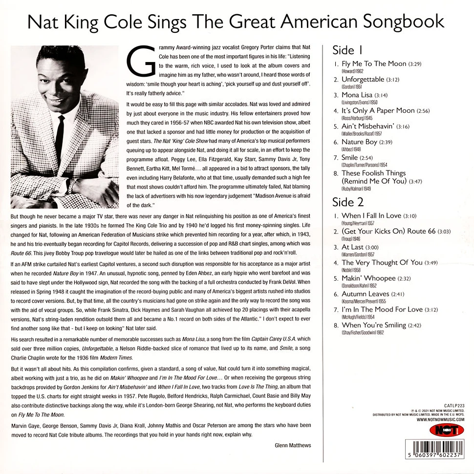Nat King Cole - Sings The Great American Songbook