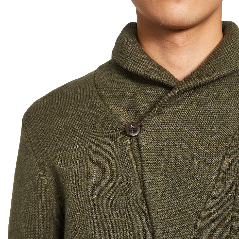 Pendleton - Cotton Jacquard Shawl Sweater