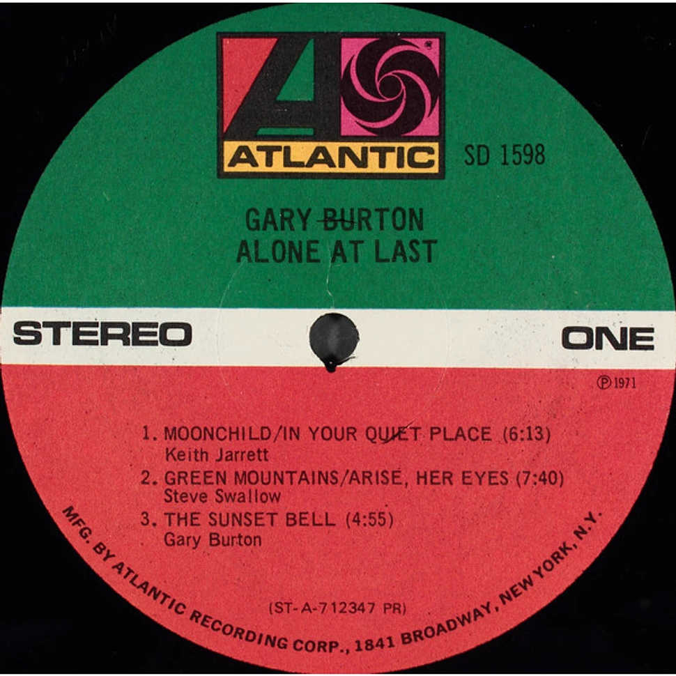 Gary Burton - Alone At Last