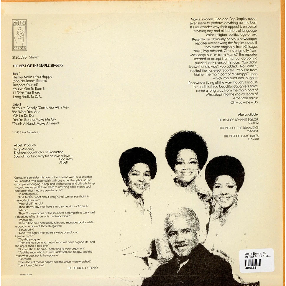 The Staple Singers - The Best Of The Staple Singers