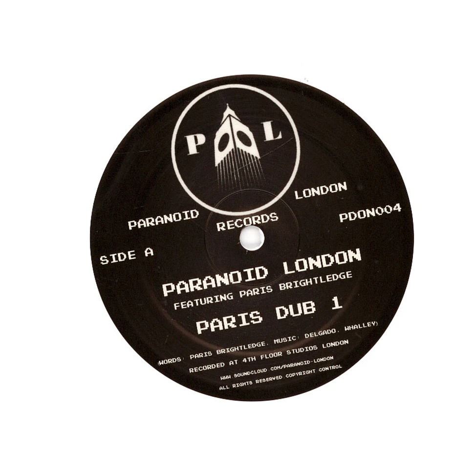 Paranoid London - Paris Dub 1 White Vinyl Edition