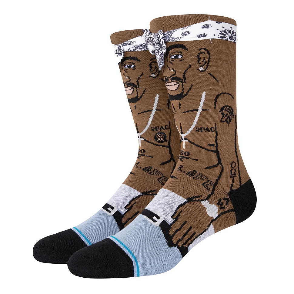 Stance x Hip Hop Legends - Tupac Resurrected Socks