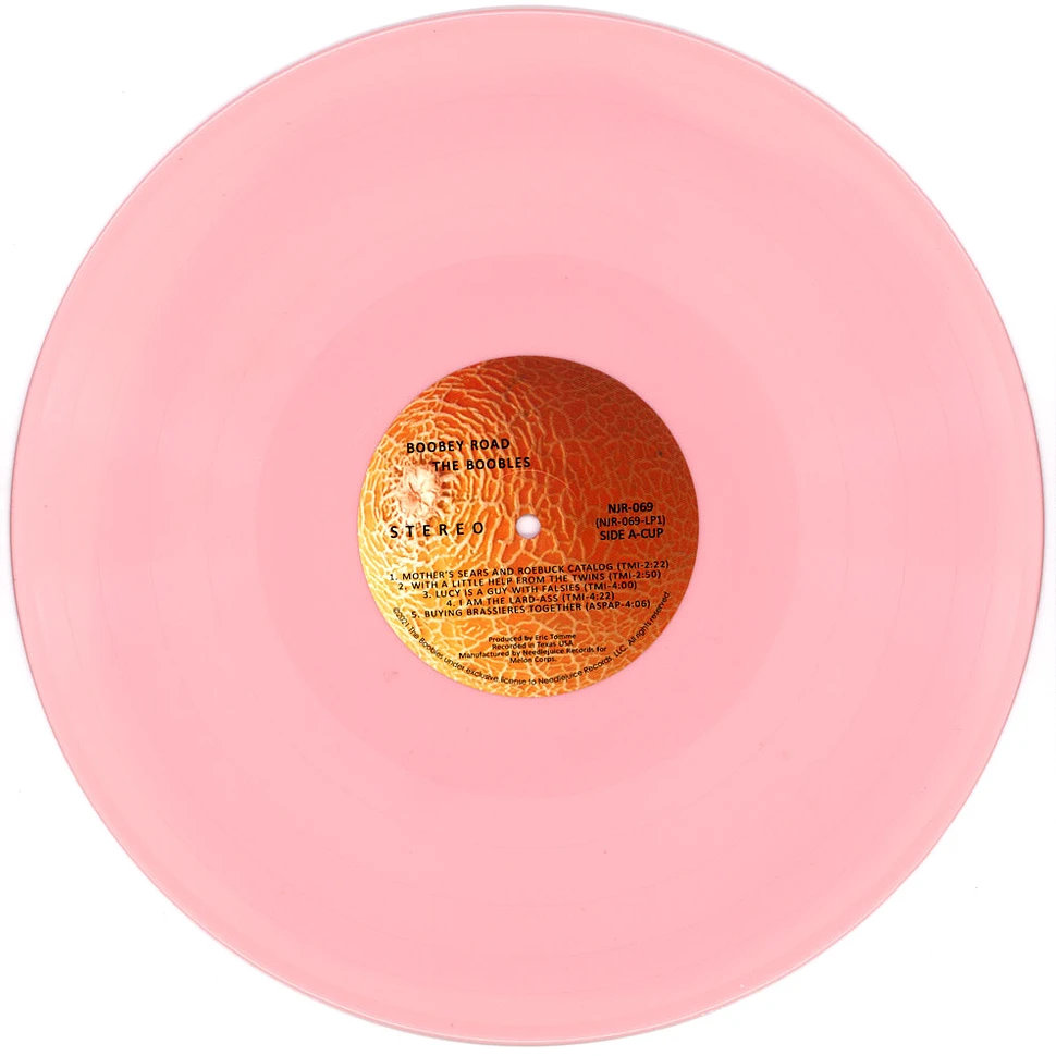 The Boobles - Boobey Road Pink In Pink Vinyl Edition