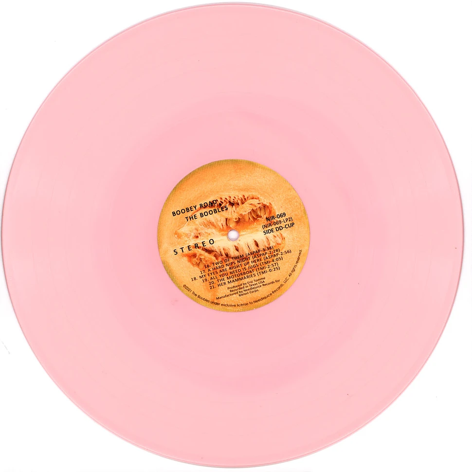 The Boobles - Boobey Road Pink In Pink Vinyl Edition