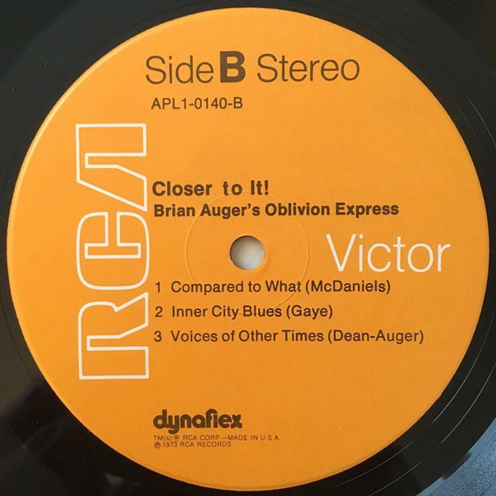 Brian Auger's Oblivion Express - Closer To It!