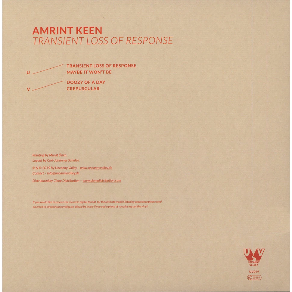 Amrint Keen - Transient Loss Of Response