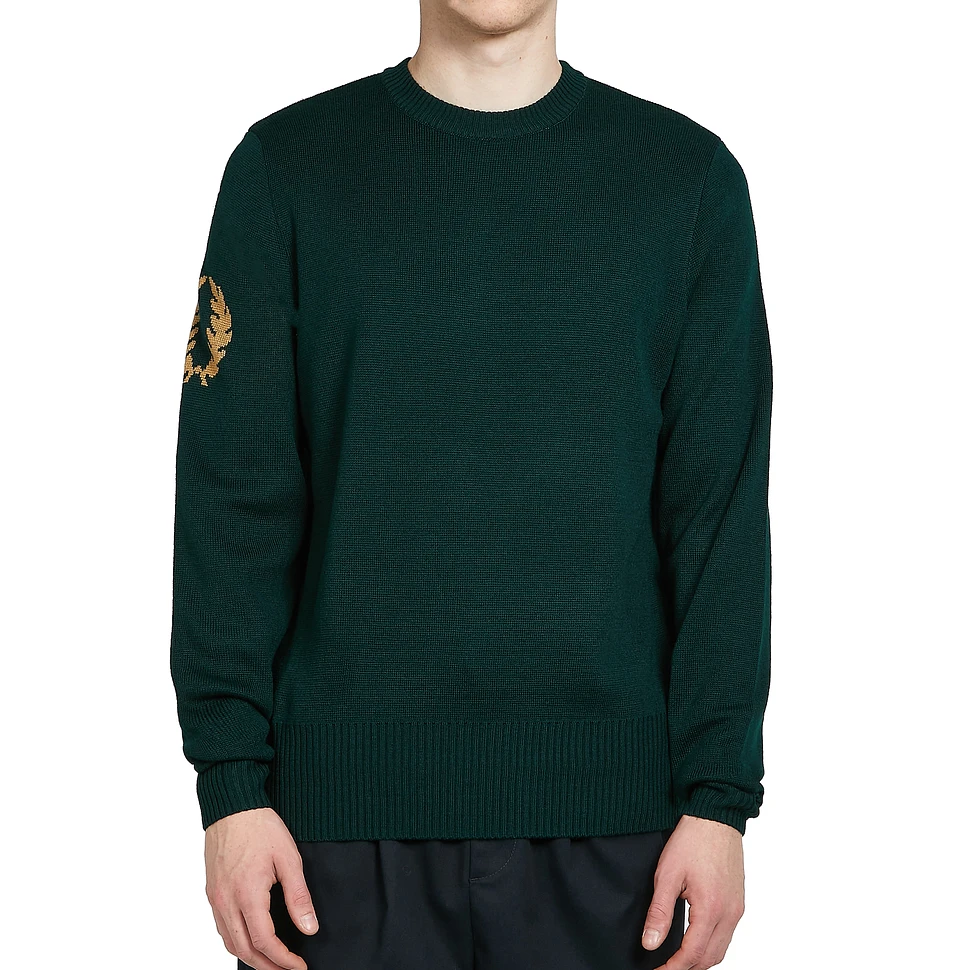 Fred Perry - Laurel Wreath Jacquard Crew