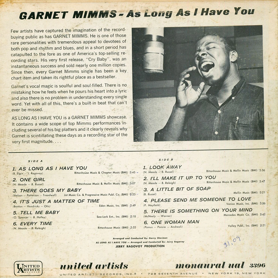 Garnet Mimms - As Long As I Have You