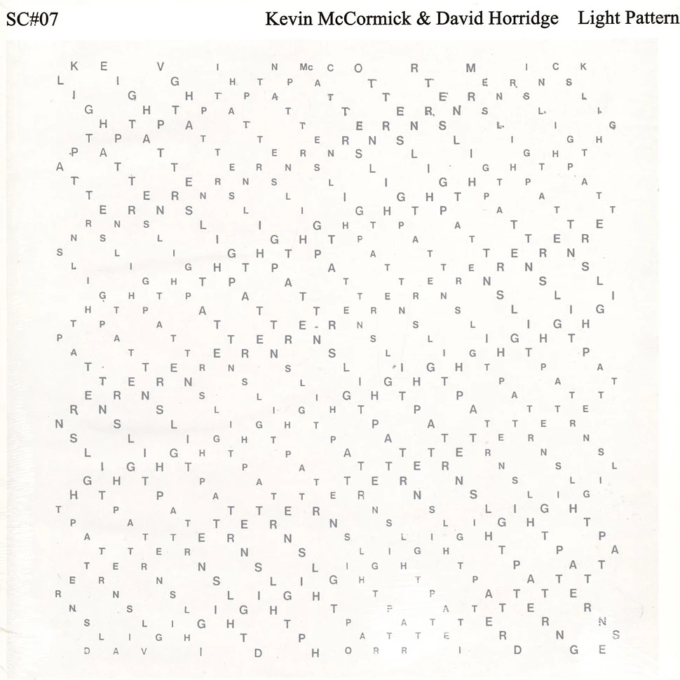Kevin Mccormick & David Horridge - Light Patterns