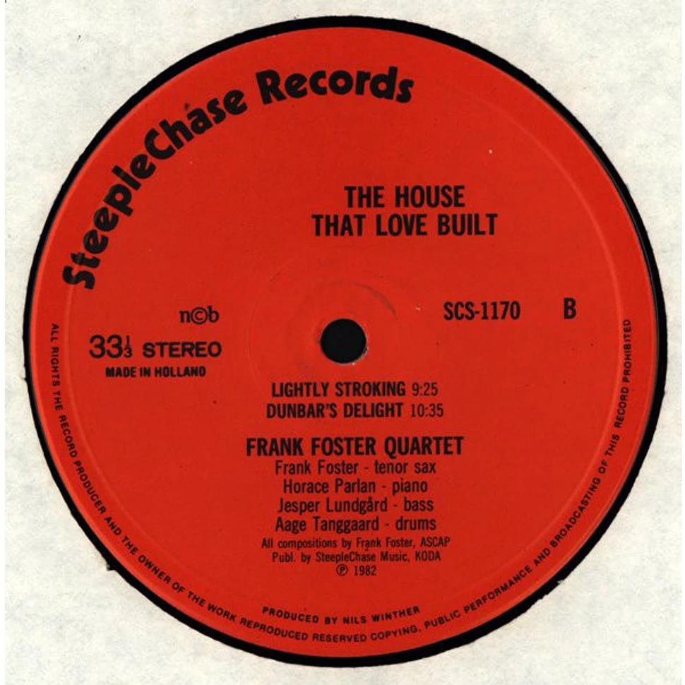 Frank Foster Quartet - The House That Love Built