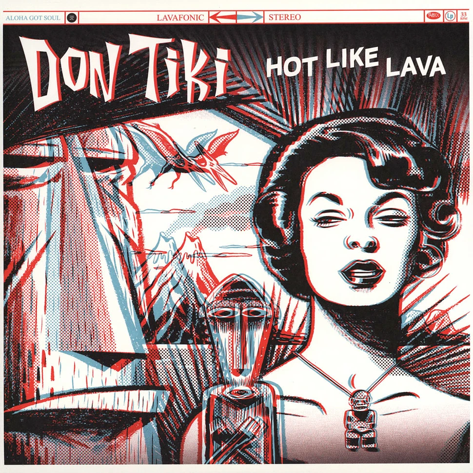 Don Tiki - Hot Like Lava Red & Black Swirl Vinyl Edition