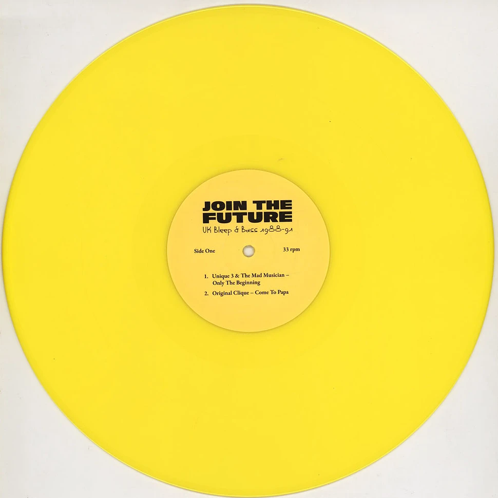V.A. - Join The Future - UK Bleep & Bass 1988-91 Yellow Vinyl Edition