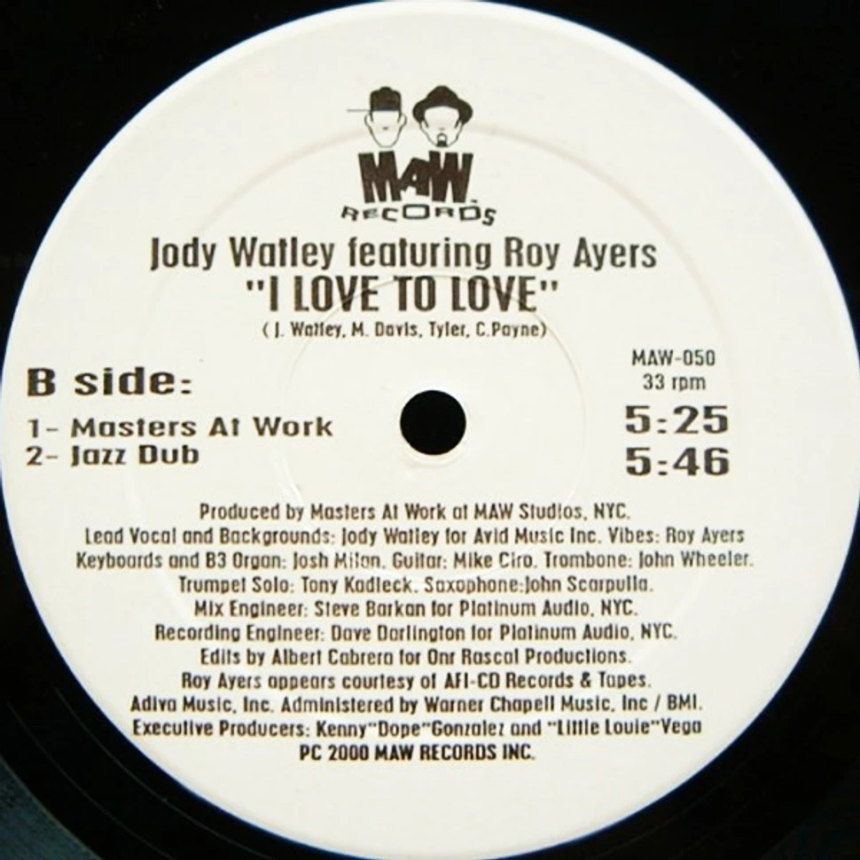 Jody Watley Featuring Roy Ayers - I Love To Love