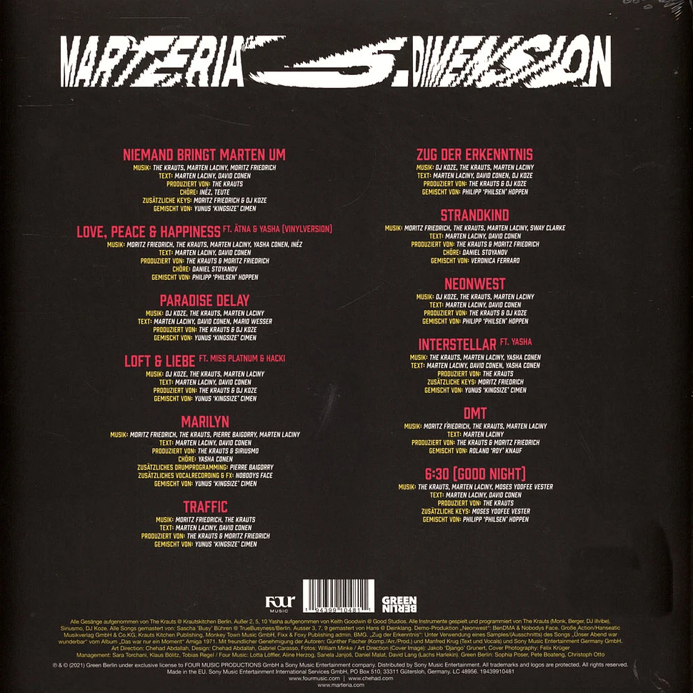 Marteria - 5. Dimension Black Vinyl Edition