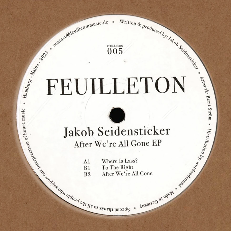 Jakob Seidensticker - After We're All Gone EP