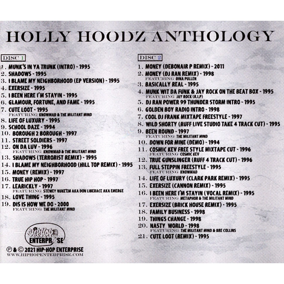 Munk Wit Da Funk - Holly Hoodz Anthology