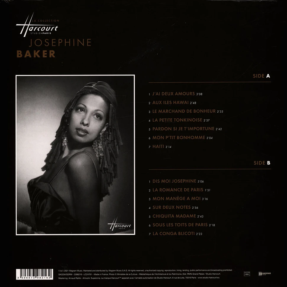 Josephine Baker - Harcourt Edition White Vinyl Edition
