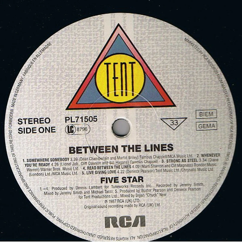 Five Star - Between The Lines