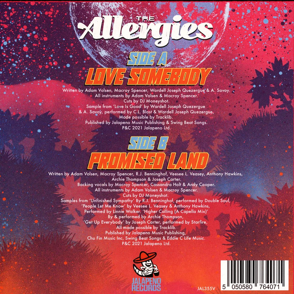 The Allergies - Love Somebody
