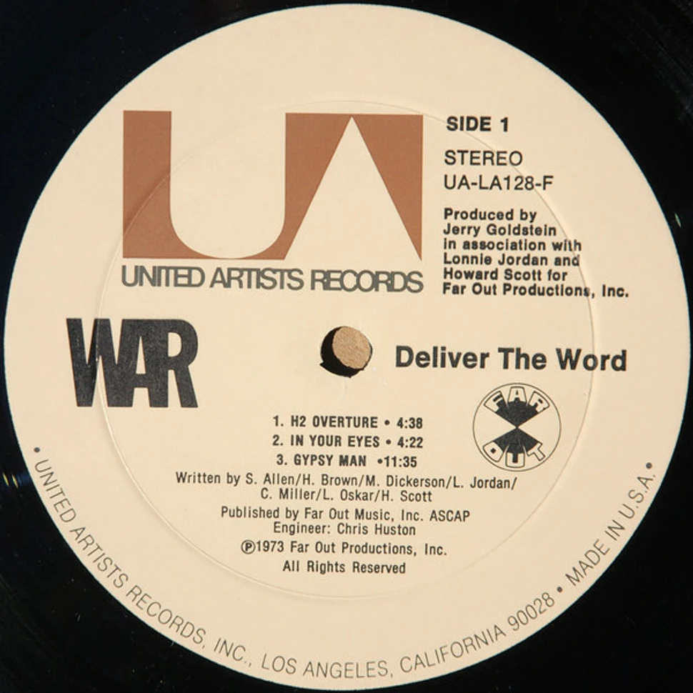 War - Deliver The Word