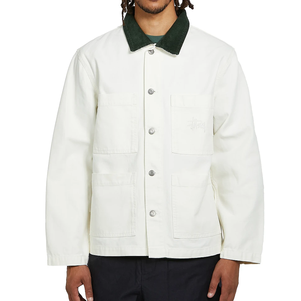 Stüssy - Cord Collar Canvas Chore Jacket