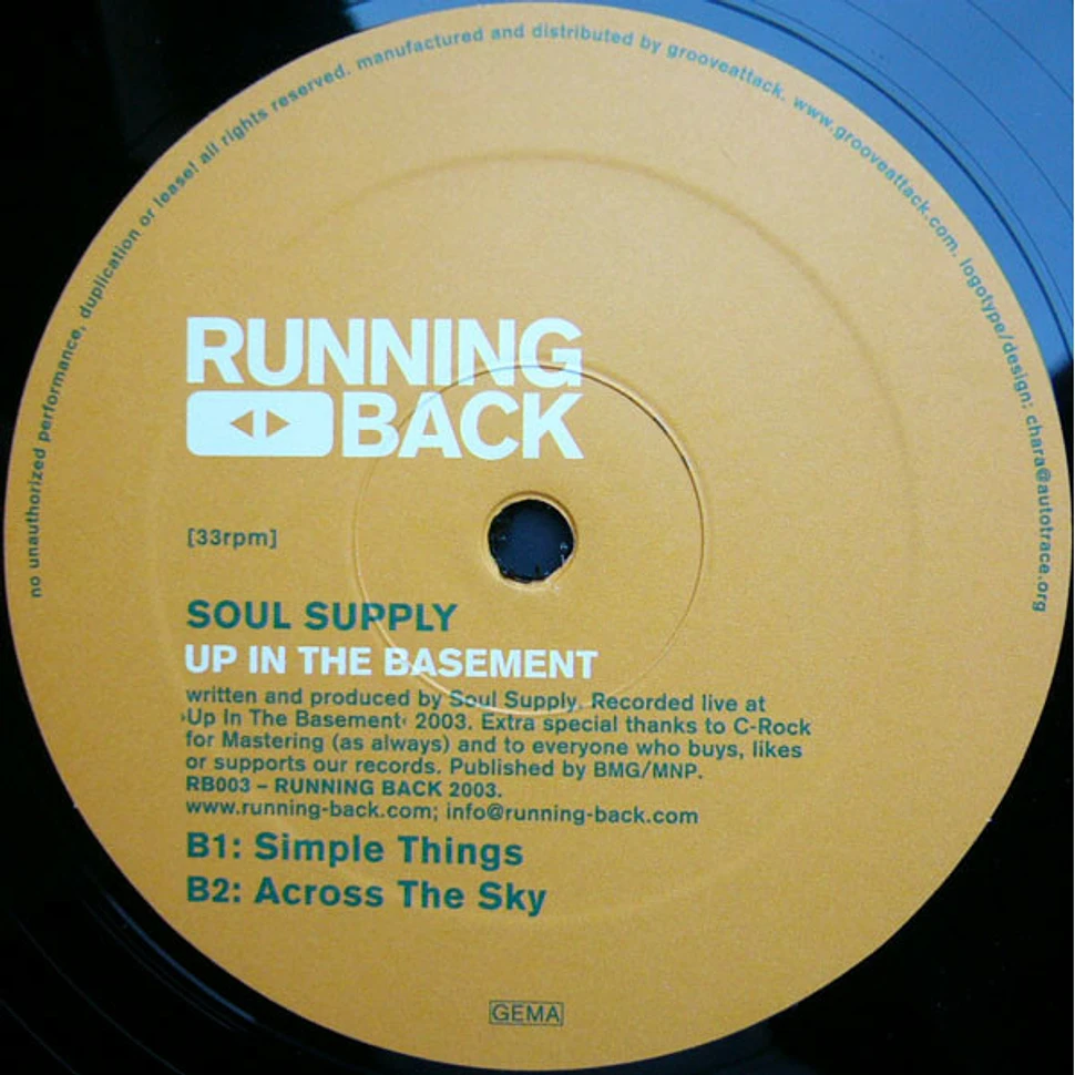 Soul Supply - Up In The Basement