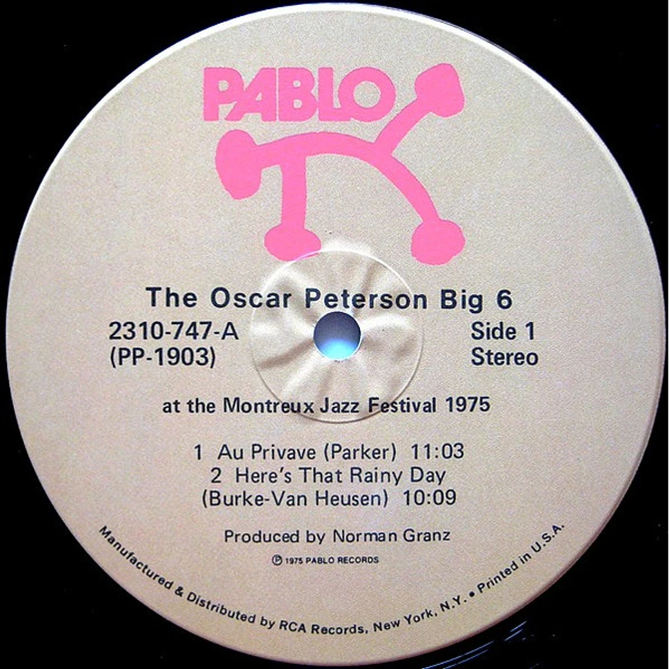 The Oscar Peterson Big 6 - The Oscar Peterson Big 6 At The Montreux Jazz Festival 1975