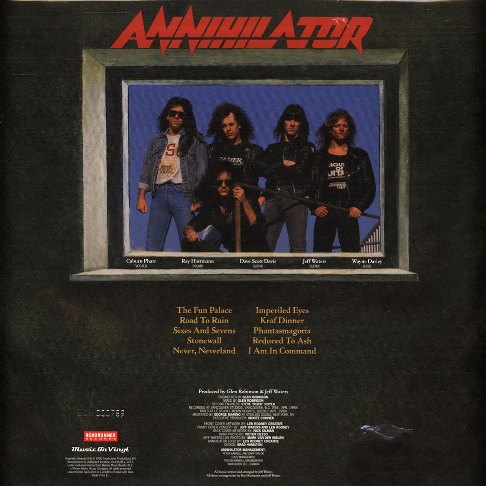Annihilator - Never, Neverland Purple Marbled Vinyl Edition