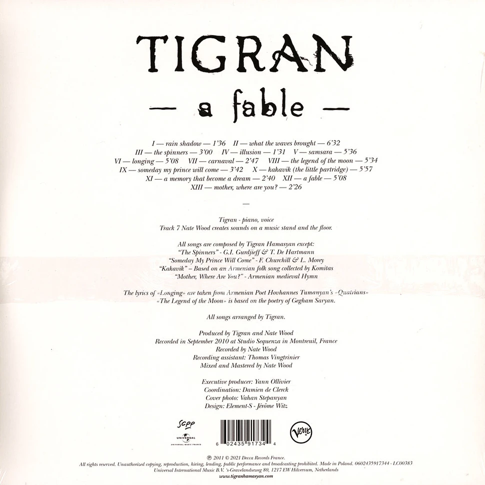 Tigran Hamasyan - A Fable Limited Audiophile Vinyl Edition