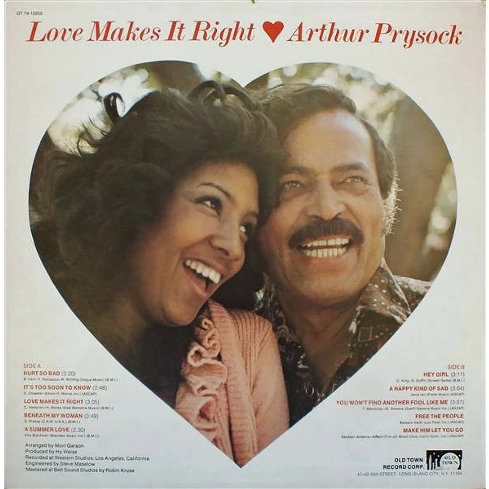 Arthur Prysock - Love Makes It Right