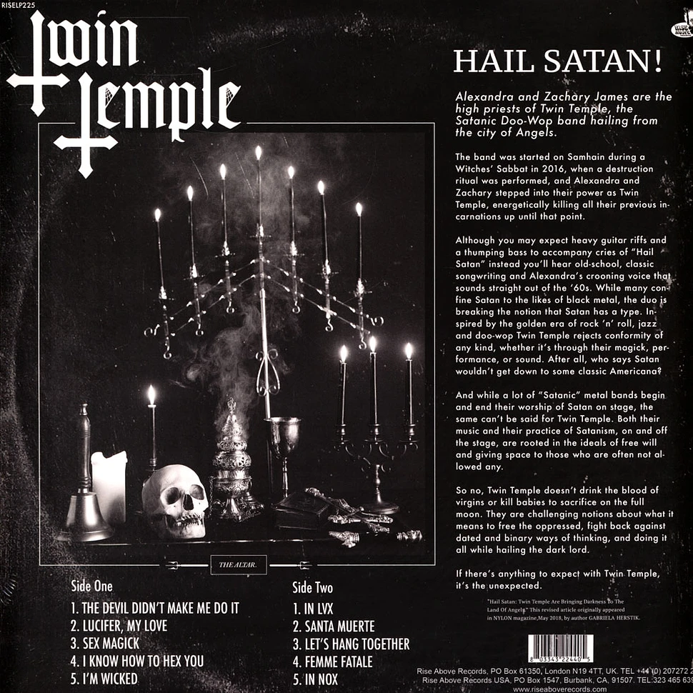 Twin Temple - Twin Temple (Bring You Their Signature Sound.... Satanic Doo-Wop)