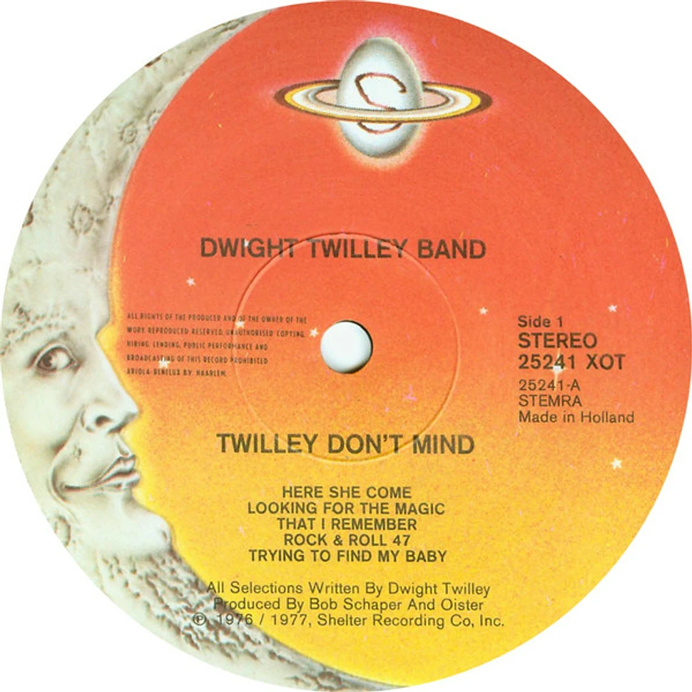 Dwight Twilley Band - Twilley Don't Mind