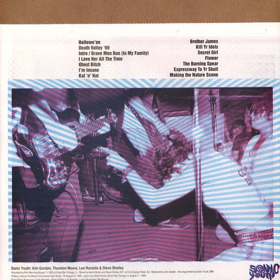 Sonic Youth - Smart Bar Chicago 1985 Bootleg Styled