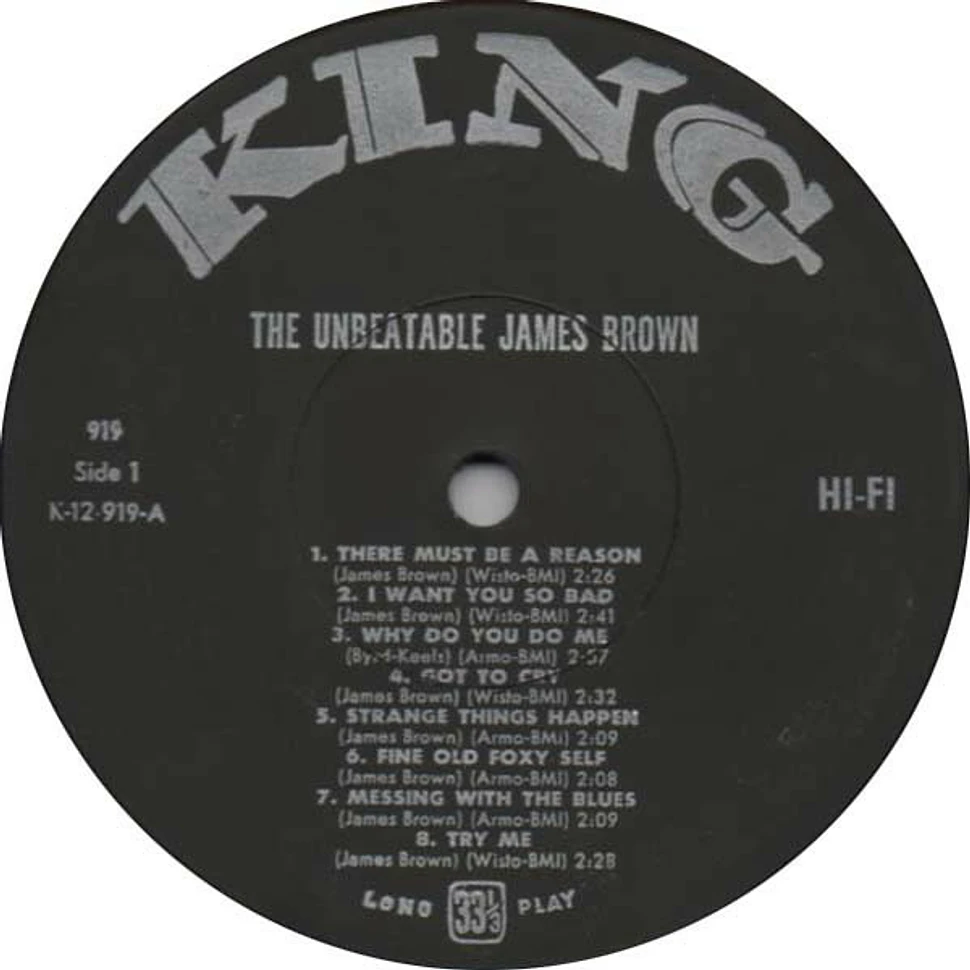 James Brown & The Famous Flames - The Unbeatable - 16 Hits