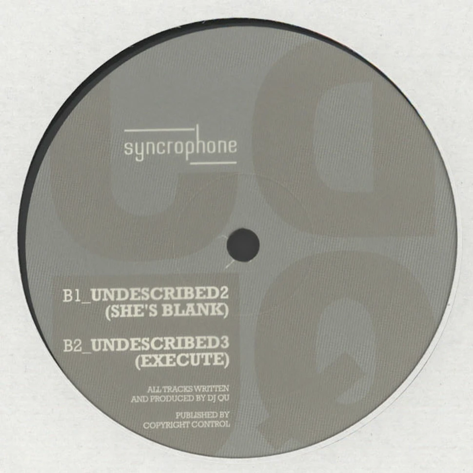 DJ Qu - Undescribed EP