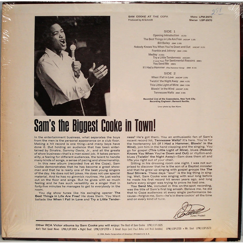 Sam Cooke - Sam Cooke At The Copa