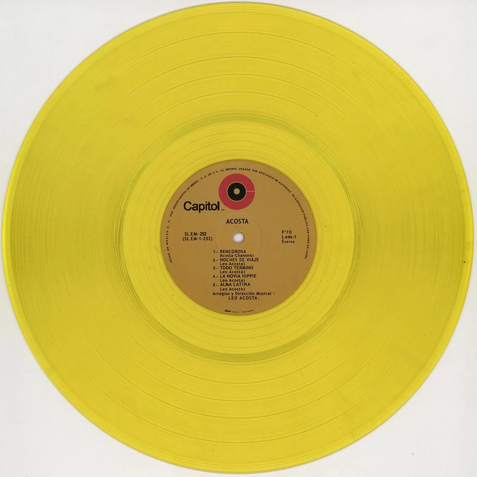Leo Acosta - Acosta Yellow Vinyl Edition
