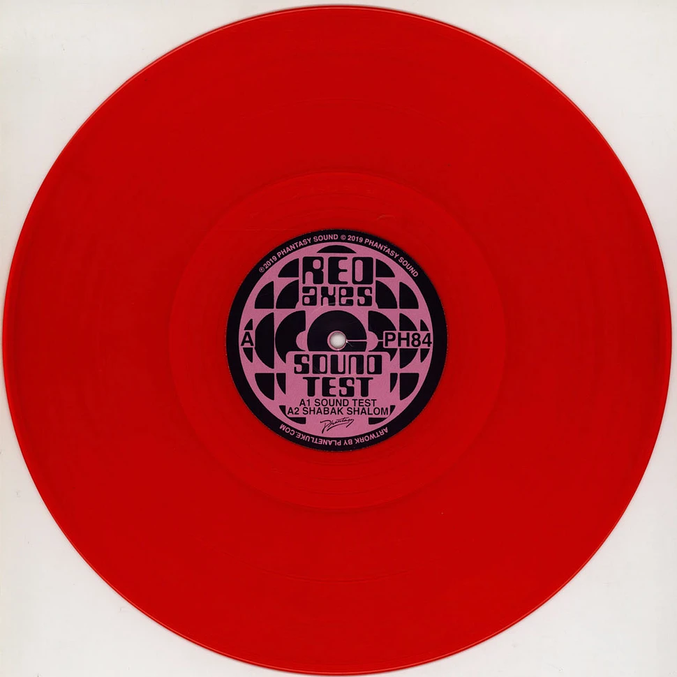 Red Axes - Sound Test Transparent Red Vinyl Edition