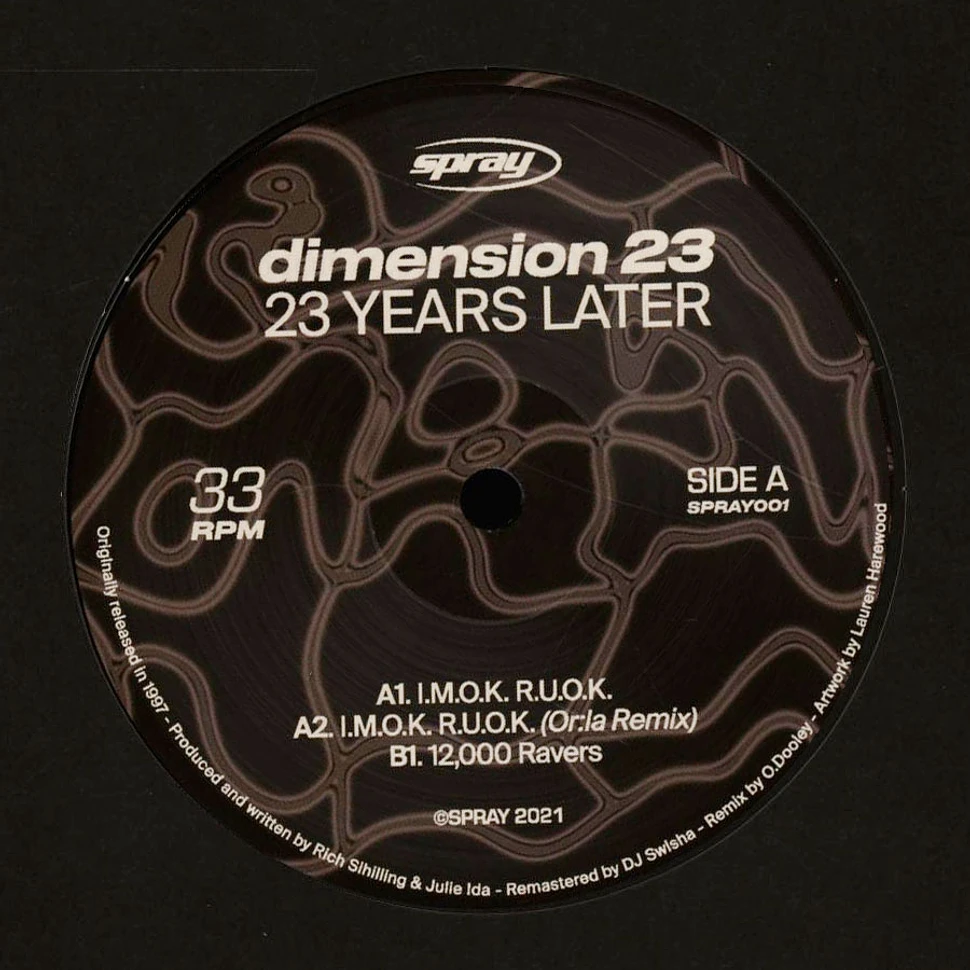 Dimension 23 - 23 Years Later - Vinyl 12 - 2021 - EU - Original