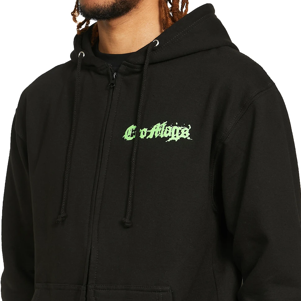 Cro-Mags - Green Logo Zip Hoodie