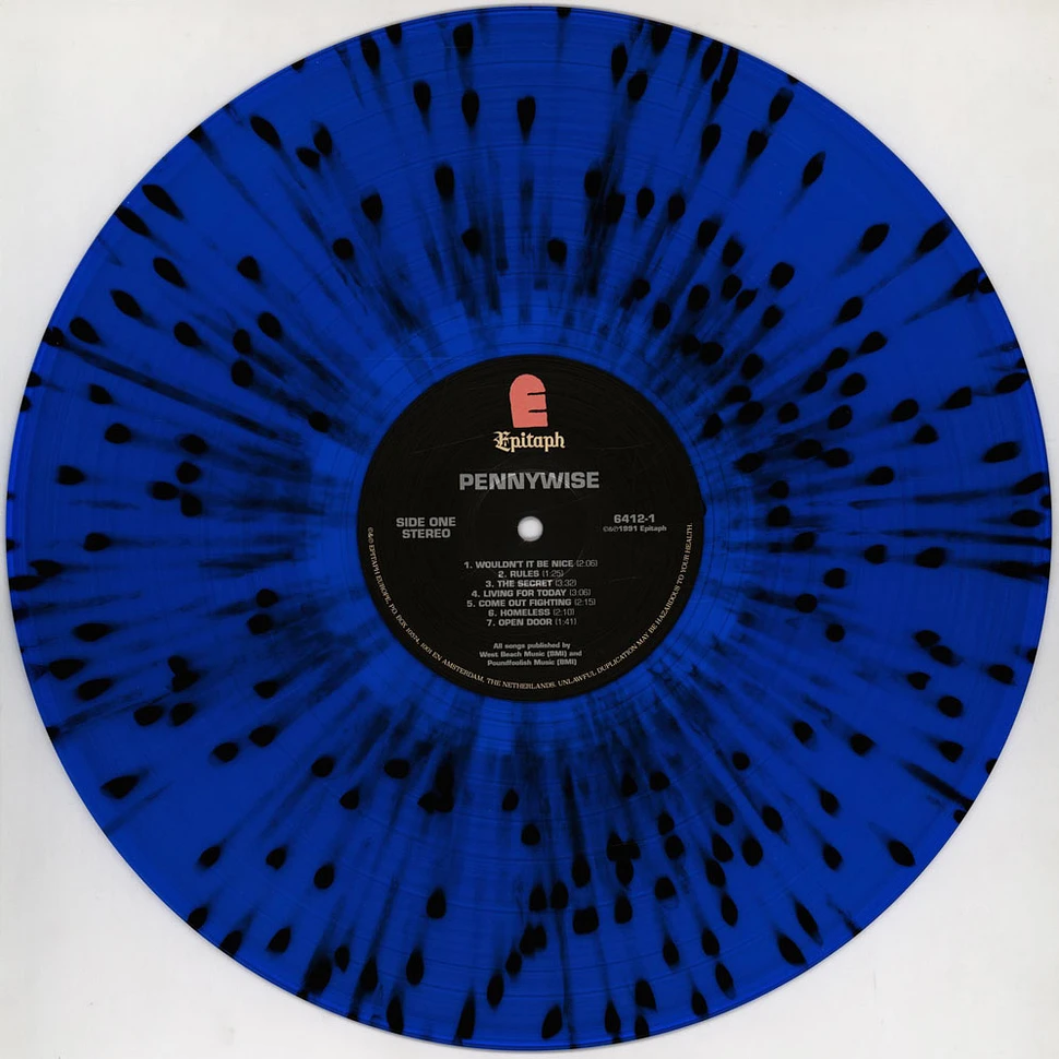 Pennywise - Pennywise Black & Blue Splatter Vinyl Edition