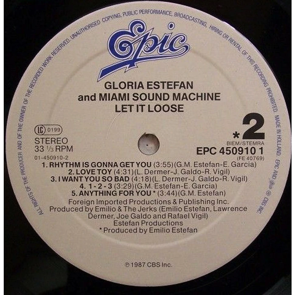 Miami Sound Machine - Let It Loose