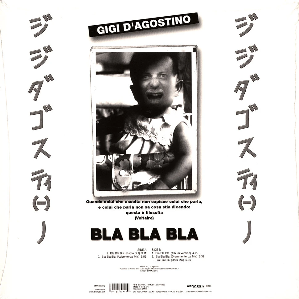 Gigi D'Agostino - Bla Bla Bla White Smoke Vinyl Edition