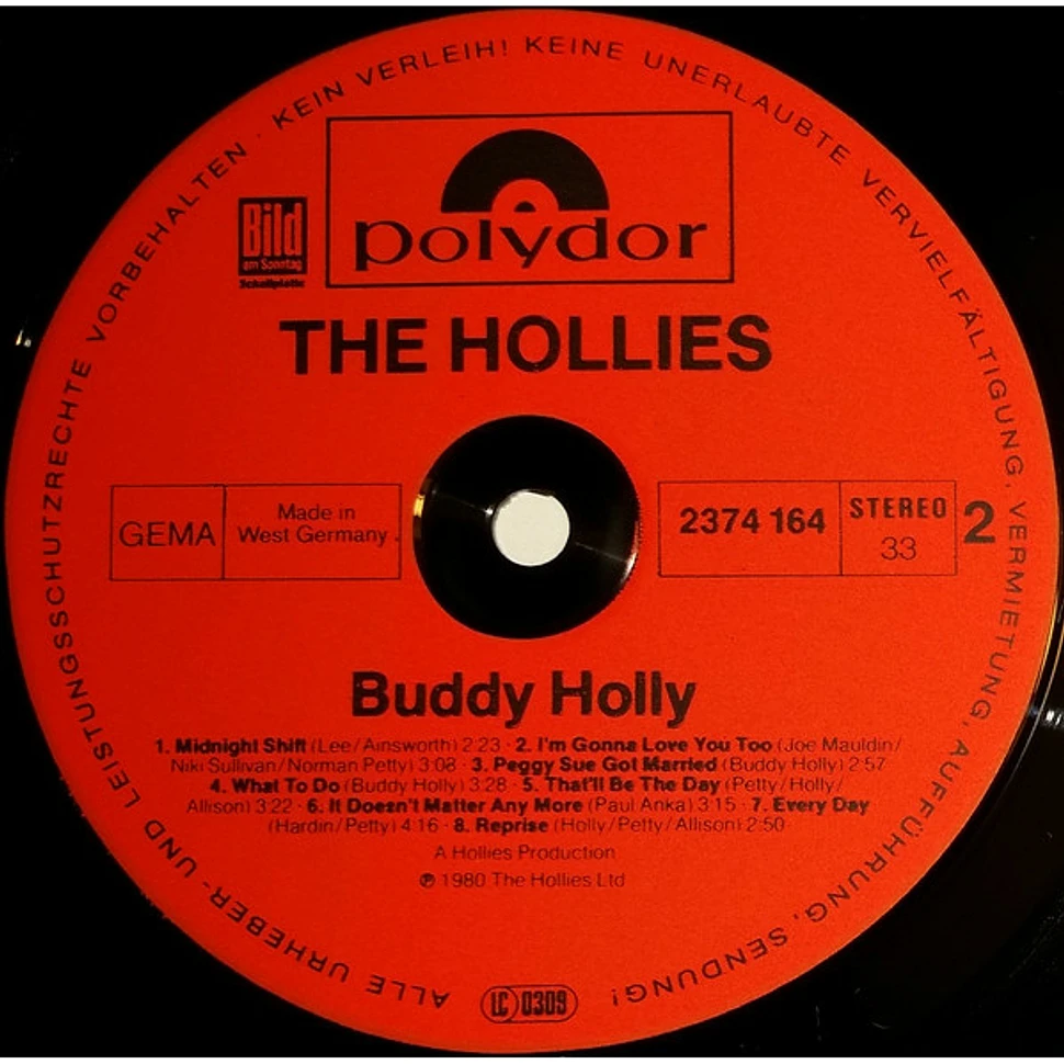 The Hollies - "Buddy Holly"