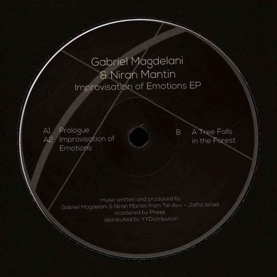 Gabriel Magdelani & Niran Mantin - Improvisation Of Emotions EP