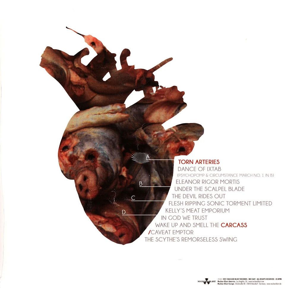 Carcass - Torn Arteries Green Vinyl Edition