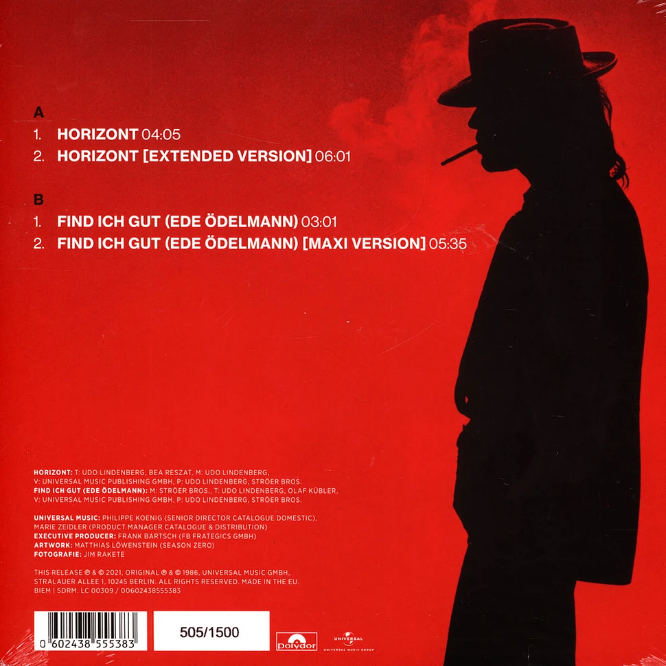 Udo Lindenberg - Horizont Limited Colored Vinyl Edition