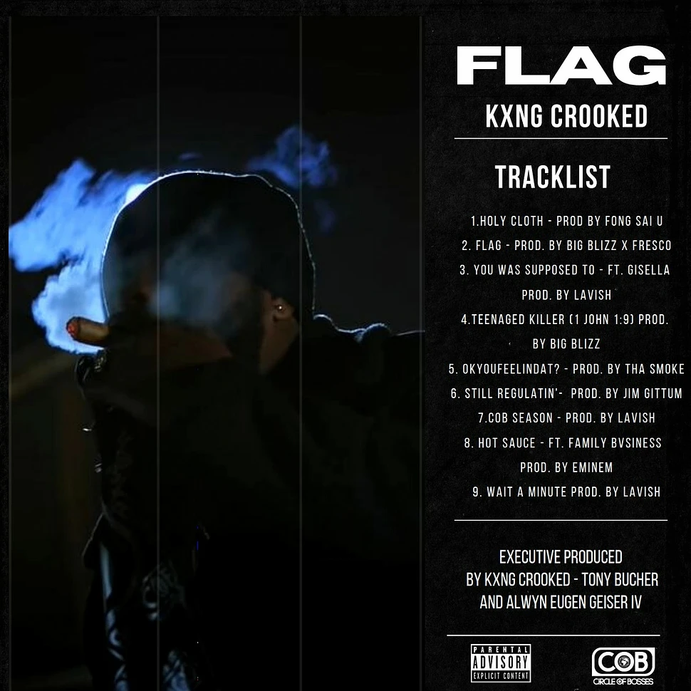 Kxng Crooked - Flag Black & White Vinyl Ediiton